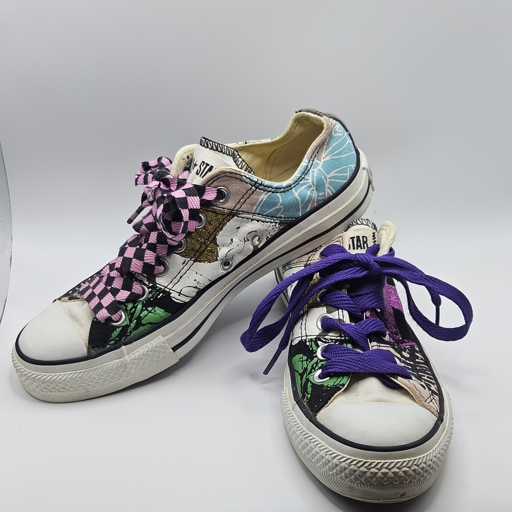 Converse Chuck Taylor All Star Low Top Pegasus Unicorn Peace Graphic M 5.5 W 7.5